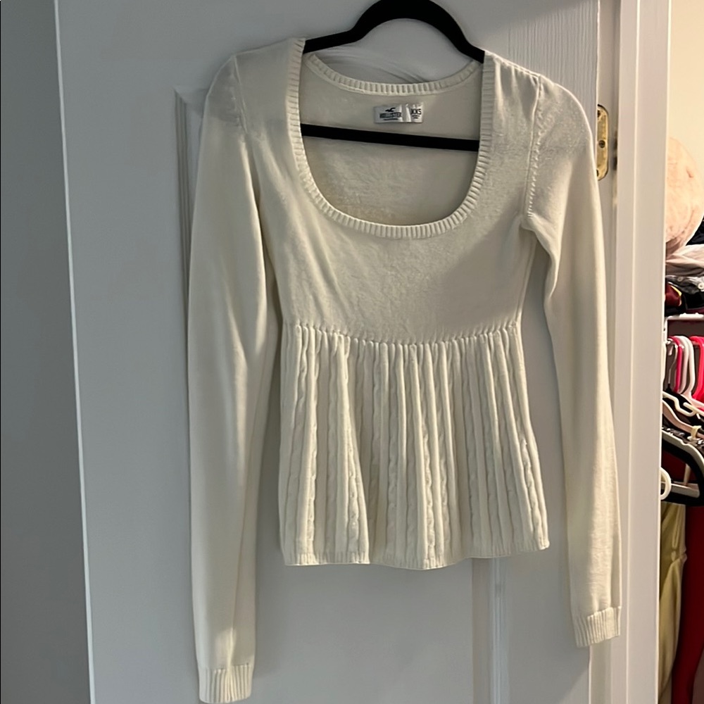 Hollister babydoll style sweater